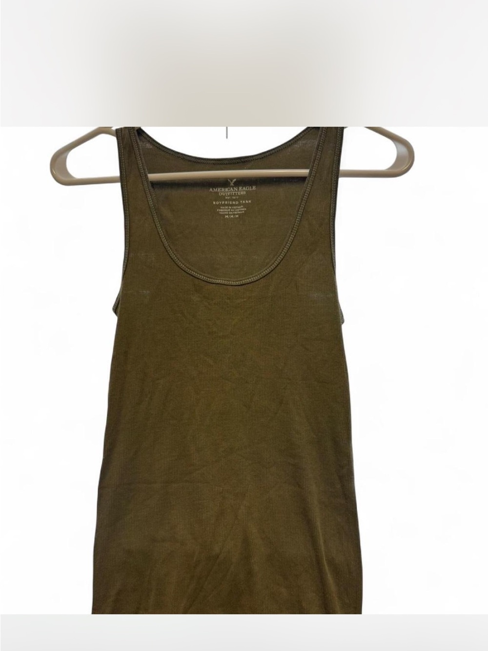 Vintage American Eagle Outfitters Olive Green Tank Top
